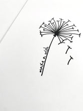 Laden Sie das Bild in den Galerie-Viewer, Karte &quot;make a wish&quot;
