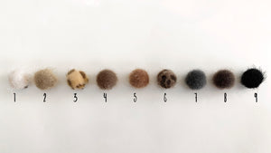 Ohrhänger Fell-Pompom