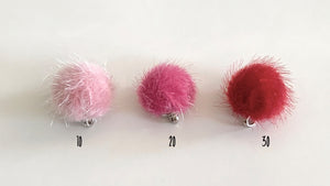 Ohrhänger Fell-Pompom